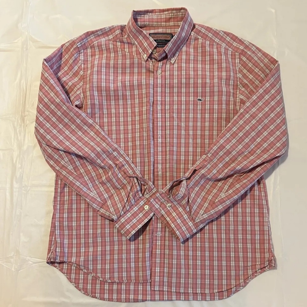 Vineyard Vine Men’s Flannel Plaid Size L